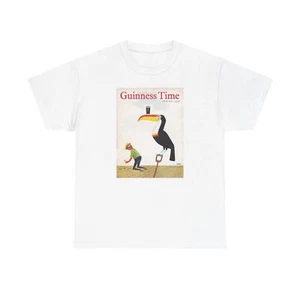 Vintage Beer Ad Guinness Time Spring 1959 Tee, Unisex T-Shirt - Picture 1 of 41