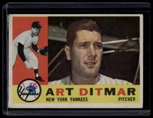 1960 Topps #430b Art Ditmar Gray back - Picture 1 of 2