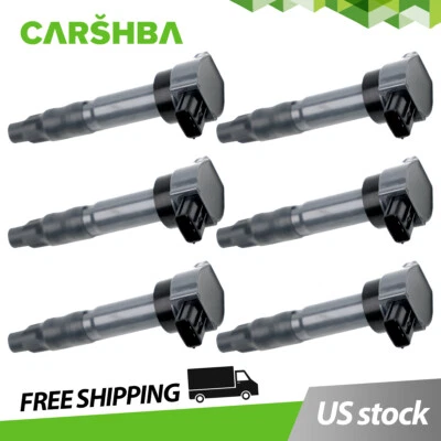 6* Ignition Coils UF532 for Mitsubishi Eclipse Galant Lancer 2.4L L4 3.8L V6 - Image 1 of 4