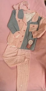 Nannette girls 3 piece outfits w/headbands pick sizes 2t, 3t ,4t - Picture 1 of 6