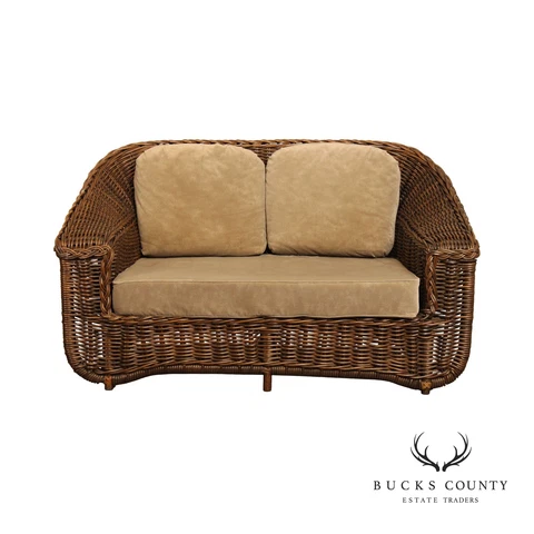 Quality Wicker Frame Loveseat or Sofa Cover