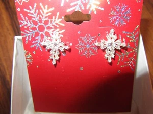KREUZ OHRRINGE ~ ZIRKONIA ~ NEU mit Box ~ - Bild 1 von 8
