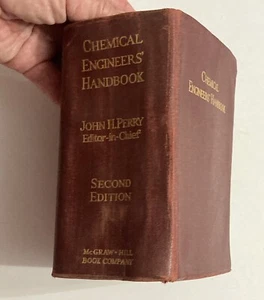 Perry's Chemical Engineers' Handbook Second Edition Sixth Impression 1941 John H - Picture 1 of 8