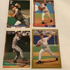 Lote de 4 Topps Tom Glavine 1992/93/94/99 HOF Braves LEGEND COMO NUEVO🔥🔥🔥 - Imagen 1 de 3