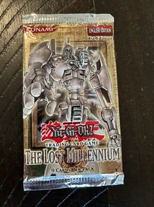 Yu-Gi-Oh! The Lost Millennium Booster Pack Sealed 1st Edition - Picture 1 of 2