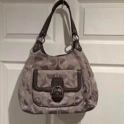 Coach Signature Tote Tan Shoulder Bag  October 2013? - Image 1 of 4