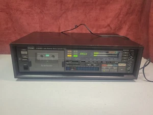 TEAC V-909RX Auto Reverso Hogar Estéreo Cassette Deck con Estuche de Madera - Imagen 1 de 6