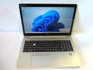 HP EliteBook 850 G5 15.6'' Core i7-8650U 1.9GHz 16GB 256GB SSD W11 Laptop (H137) - Picture 1 of 7