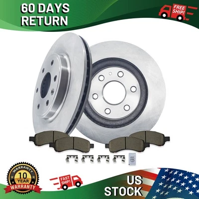 Front Brake Pads and Rotors fit for Buick Enclave Chevrolet Traverse GMC Saturn - Изображение 1 из 4