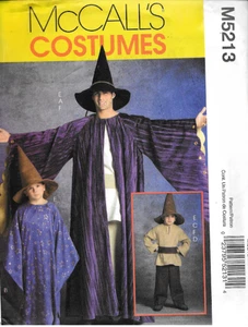 Men's Kids Wizard Warlock Warrior Sewing Pattern U-Pick Size McCall's 5213 OOP - Picture 1 of 2