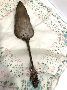 Antique German 800 Silver Cake Server Pie Cake Signed - Picture 1 of 7
