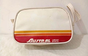 AUSTRAL AIRLINES ARGENTINA VINTAGE NECESSAIRE AMENITY KIT AIRLINE TOILETRY BAG - Picture 1 of 4