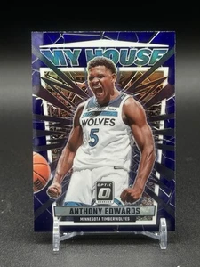 2023-24 Panini Donruss Optic - My House Purple Prizm #9 Anthony Edwards A2C - Picture 1 of 2