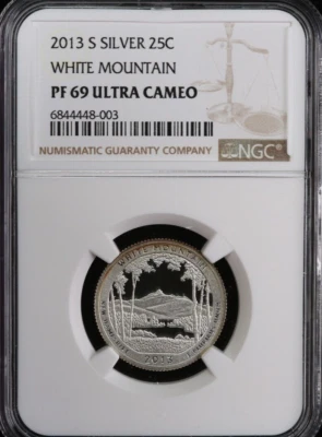 2013-S ATB Silver Quarter. NGC PF69. Affordable Collectible Coin. Store #15818 - Image 1 of 3