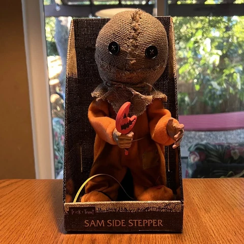 Spirit Halloween Sam side stepper Trick R Treat Brand New Works Cover