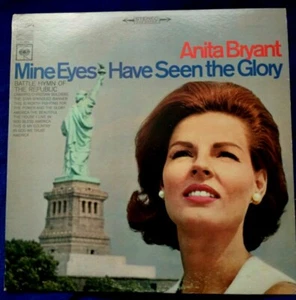ANITA BRYANT Mine Eyes Have Seen The Glory Gospel Vinyl Record LP *FAST SHIPPING - Picture 1 of 4