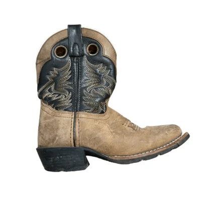 DAN POST Rascal Leather Cowboy Boots Size 12.5 Children - Image 1 of 4