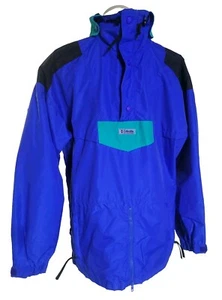 Vintage 90s Columbia Colorblock Jacket M Ski Streetwear 80s Rain Y2K Vaporwave - Picture 1 of 5