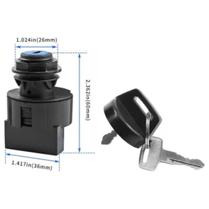 Ignition Key Switch For Polaris Ranger 800 RZR XP CREW S EFI 2008-2016 Utv _vf - Picture 1 of 8