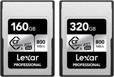 Lexar CF Professional CFexpress Type A Card SILVER Series 160GB 320GB - Image 1 of 3