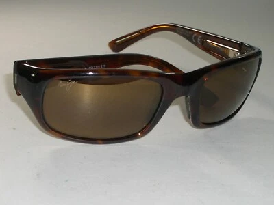 MAUI JIM ITALY MJ-103-10 DOUBLE GRADIENT MIRROR BROWNISH FLEX WRAP SUNGLASSES - Image 1 of 4