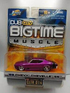 Jada Dub City Big Time Muscle 69 Chevelle SS purple with black - Picture 1 of 3