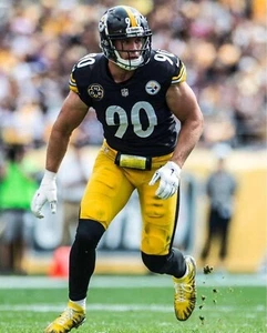 Impresión fotográfica de Pittsburgh Steelers TJ Watt 8x10 - Imagen 1 de 1