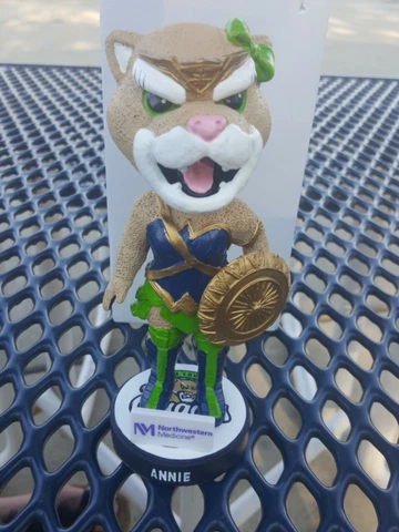 2019 NIB WONDER WOMAN ANNIE SUPERHERO Bobblehead Kane County Cougars Mascot Cover