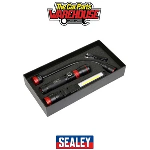 Sealey LED0131R 3-in-1 Interchangeable Rechargeable Inspection Light COB LED - Picture 1 of 5
