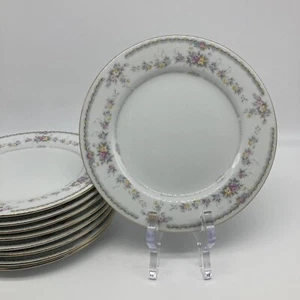 Assiettes à dessert à pain floral vintage Baum Brothers Chine fine Ming 6 pouces - CHOISIR QUANTITÉ - Photo 1/8