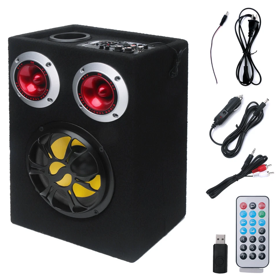 1800W 12" Amplified Active Subwoofer Sub Amp bass box Extreme Bass NEW MODEL - Image 1 of 4