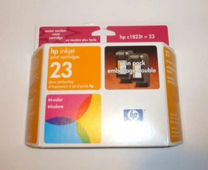 C1823t Tri-color Ink Cartridge HP 23 Genuine FACTORY SEALED See Photos - Picture 1 of 7