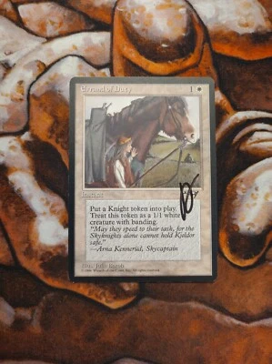 *ARTIST PROOF* Errand of Duty Julie Baroh Signed Magic the Gathering - Image 1 of 2