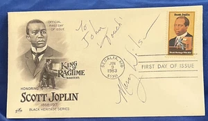 MARY WILSON THE SUPREMES AUTOGRAPHED 1983 FDC “HONORING SCOTT JOPLIN” - Picture 1 of 4