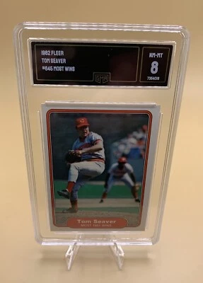 1982 Fleer Baseball Card #645 Tom Seaver Most Wins 1981 Cincinnati Reds - Image 1 of 2