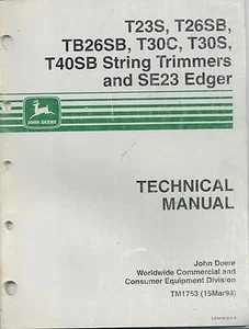 John Deere TM1753 Technisches Handbuch T23S T26SB TB26SB T30C t30S T40SB SE23 - Bild 1 von 1