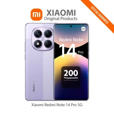 Xiaomi Redmi Note 14 Pro 5G Versión Global Smartphone 200MP AI 120Hz 5110mAh 45W - Imagen 1 de 4