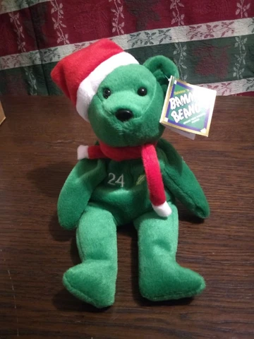Salvino’s Bamm Beano’s Ken Griffey Jr. #24 Vintage Christmas Bear 1998 Cover