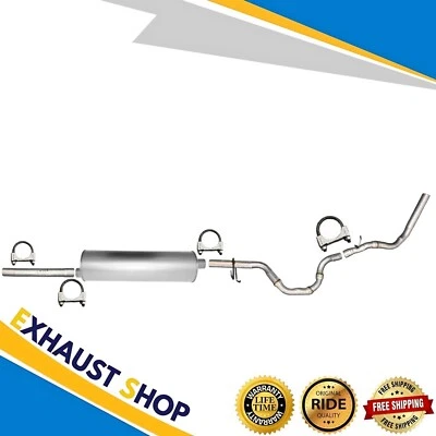 Tubo de escape delantero + silenciador + tubo de escape apto para Ford F-250 1987-1996 5,0 L y 4,9 L NUEVO Foto 1 de 4