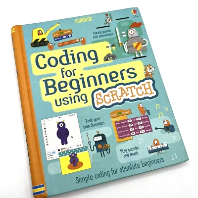 Usborne Coding for Beginners Using Scratch-Spiral-bound By Rosie Dickins EUC - Image 1 of 4
