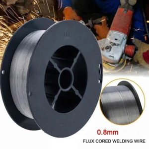 0.8mm Gasless Mild Steel Welding Wire MIG Flux Cored Reel Spool Rolls E71T-GS UK - Picture 1 of 14