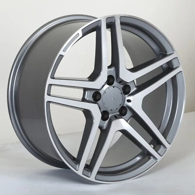 (4pc) 18" STAGGERED WHEELS RIMS FITS MERCEDES BENZ E350 E400 E550 SLK200 SLK250 Foto 1 de 4