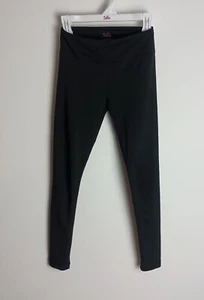 Justice Girls EDF Solid Black Leggings Full Length Stretchy Size S (7/8) - Picture 1 of 3