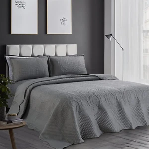 HOMBYS Oversized King Bedspreads 128"X128", Quilt Set Extra Wide & Lightweight B - Picture 1 of 12