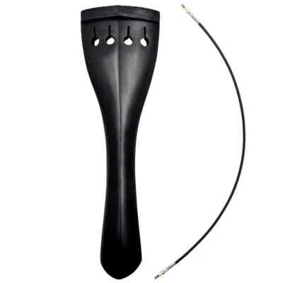 Гриф для двойной бас-гитары из черного дерева 4/4 для вертикальной бас-гитары с 4 отверстиями хвостовая часть - Изображение 1 из 4