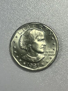 1981-D Susan B Anthony Uncirculated Dollar - Picture 1 of 2