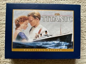 Titanic Collectors Edition 2 VHS TAPES & Photo Book & Film Clip Nicely USED - Picture 1 of 14