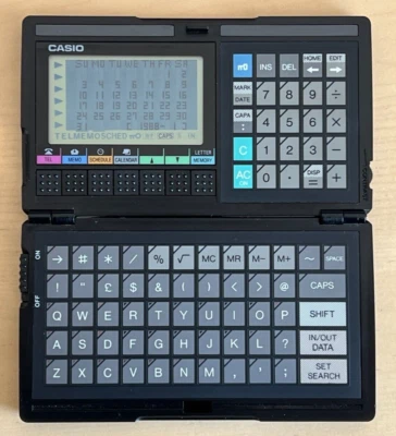 CASIO DIGITAL DIARY SF-4000 Vintage Calculatrice Calculator Rechner Organizer - Photo 1/4