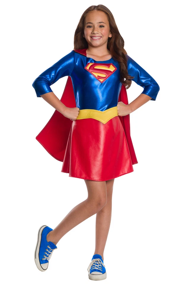 Nuevo Disfraz DC Super Hero Niñas Deluxe Supergirl Niño Foto 1 de 1