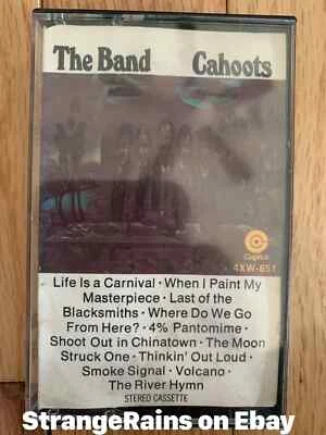 THE BAND  -  CAHOOTS  -  CASSETTE TAPE ~~~~~~  PLAY TESTED - Image 1 of 4